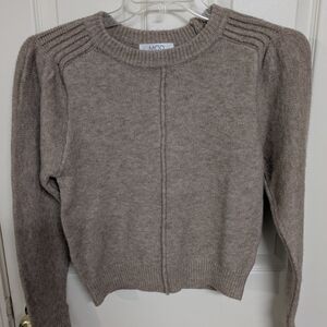 MOD Women's Taupe Crew Neck Sweater